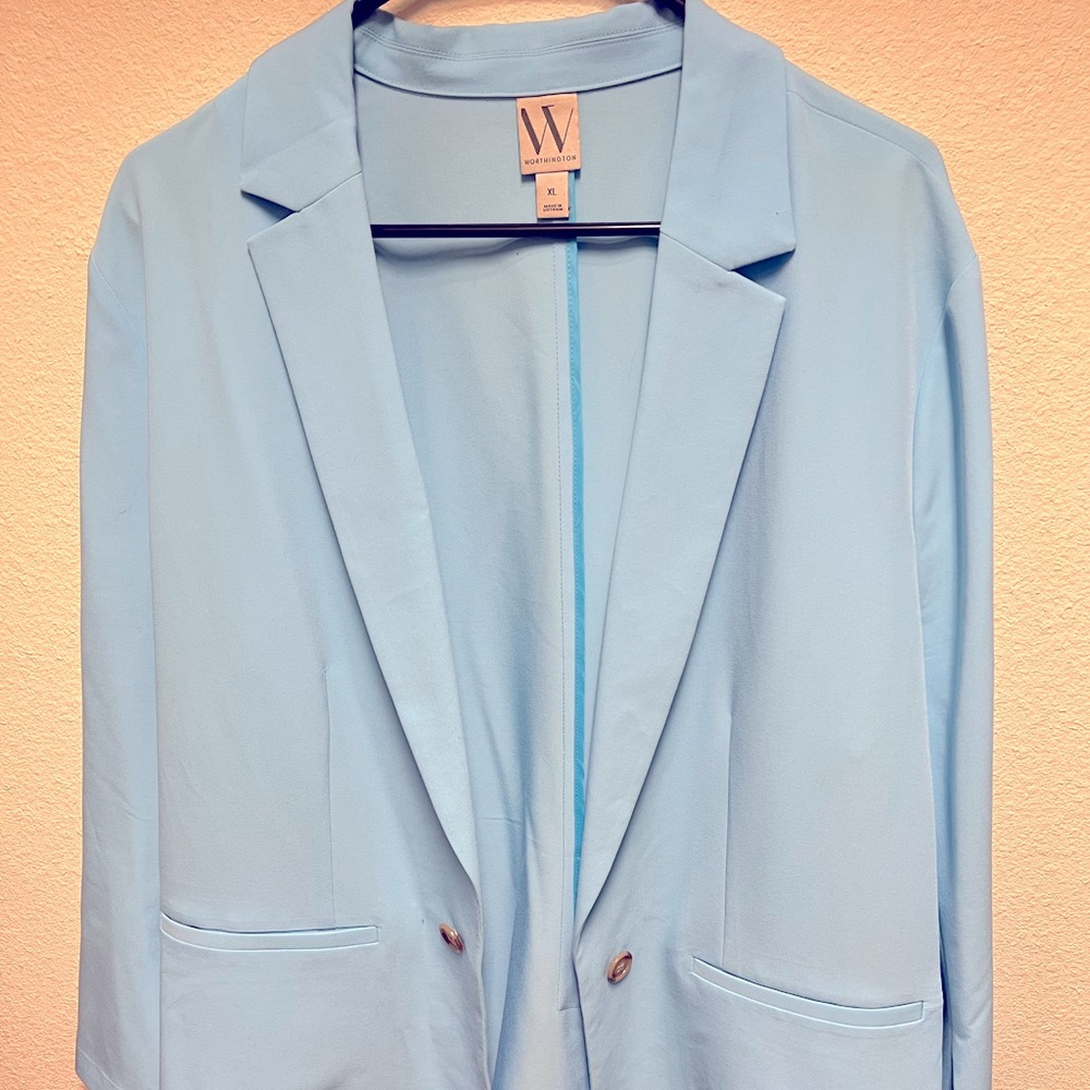 Light blue blazer
